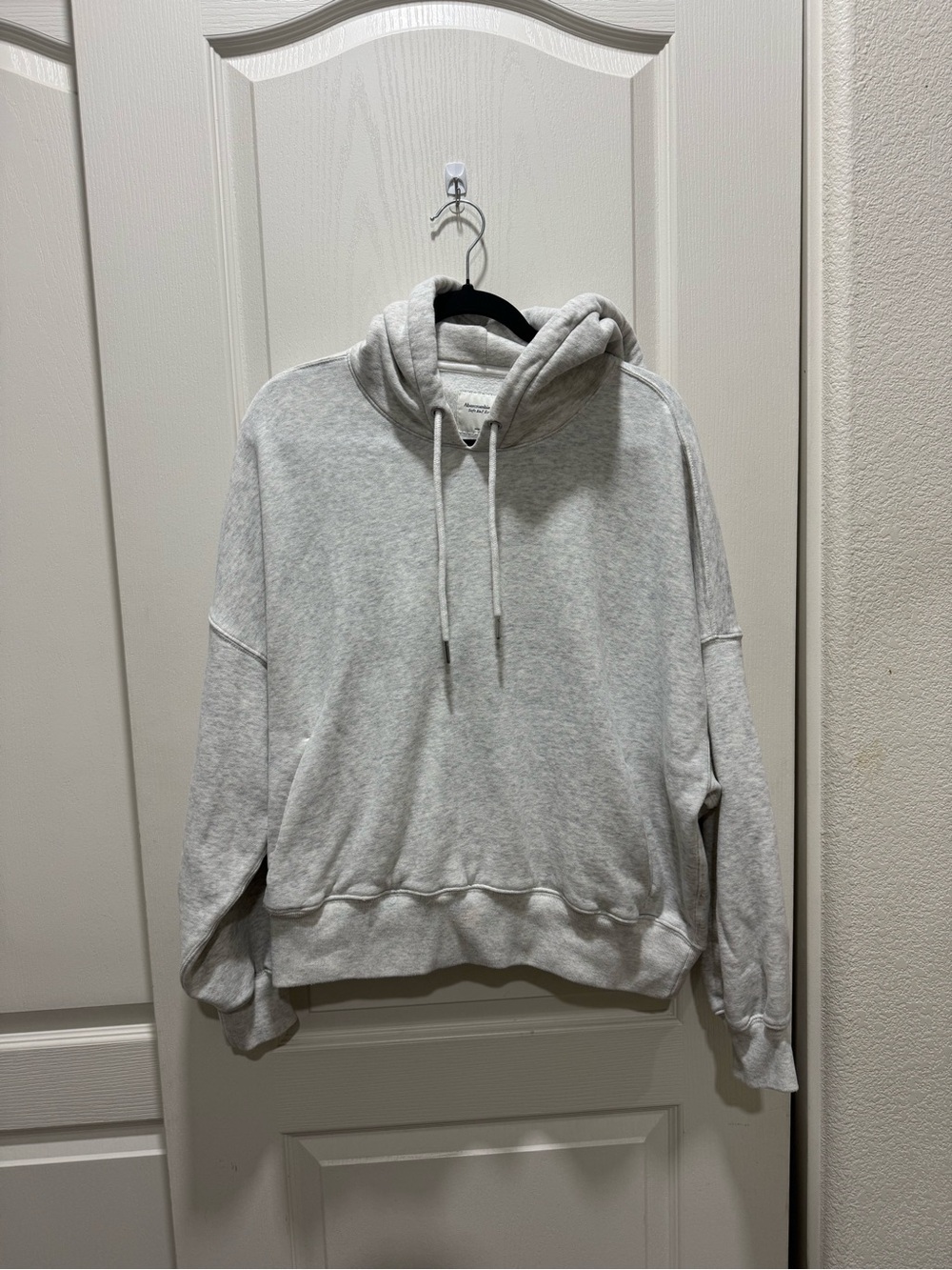 Abercrombie & Fitch Women’s Soft A&F Essentials Gray Hoodie XL
